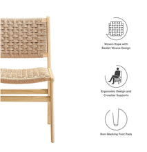 Load image into Gallery viewer, Saoirse Woven Rope Wood Dining Side Chair - Set of 2