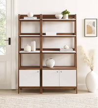 Load image into Gallery viewer, Bixby Wood Bookshelves - Set of 2