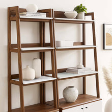 Load image into Gallery viewer, Bixby Wood Bookshelves - Set of 2