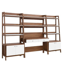 Load image into Gallery viewer, Bixby 3-Piece Wood Office Desk and Bookshelf