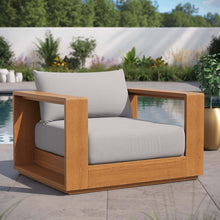 Load image into Gallery viewer, Tahoe Outdoor Patio Acacia Wood Chair