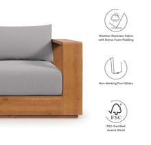 Load image into Gallery viewer, Tahoe Outdoor Patio Acacia Wood Chair