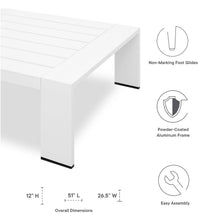 Load image into Gallery viewer, Tahoe Outdoor Patio Powder-Coated Aluminum Coffee Table