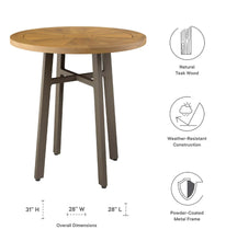 Load image into Gallery viewer, Meadow Outdoor Patio Teak Wood Dining Table