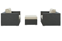 Load image into Gallery viewer, Sojourn 3 Piece Outdoor Patio Sunbrella® Sectional Set