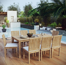 Load image into Gallery viewer, Marina Outdoor Patio Teak Dining Set