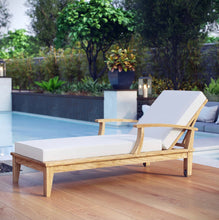 Load image into Gallery viewer, Marina Outdoor Patio Teak Single Chaise