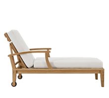 Load image into Gallery viewer, Marina Outdoor Patio Teak Single Chaise