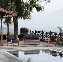 Load image into Gallery viewer, Marina 4 Piece Outdoor Patio Teak Set