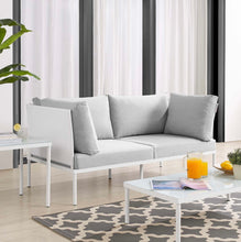 Load image into Gallery viewer, Harmony Sunbrella® Outdoor Patio Aluminum Seating Set