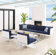 Load image into Gallery viewer, Harmony Sunbrella® Outdoor Patio Aluminum Seating Set