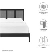 Load image into Gallery viewer, Sirocco Rattan and Wood Platform Bed