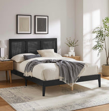 Load image into Gallery viewer, Sirocco Rattan and Wood Platform Bed