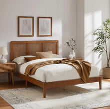 Load image into Gallery viewer, Sirocco Rattan and Wood Platform Bed