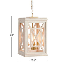 Load image into Gallery viewer, Candelabra Wooden Pendant