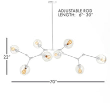 Load image into Gallery viewer, DANIELLA GLOBE CHANDELIER