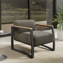 Load image into Gallery viewer, Sauve Outdoor Patio Aluminum and Fabric Armchair