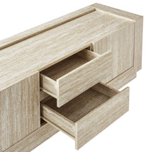 Load image into Gallery viewer, Hollis 59" Travertine TV Stand in Travertine