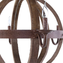 Load image into Gallery viewer, Catapult Chandelier in Antique Brass