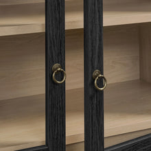 Load image into Gallery viewer, Nolan 74" Tall Arched Storage Display Cabinet