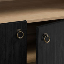 Load image into Gallery viewer, Nolan 74" Tall Arched Storage Display Cabinet Bookshelf