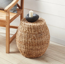 Load image into Gallery viewer, Seagrass Ottoman and Pouf