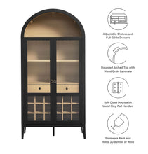 Load image into Gallery viewer, Nolan Arched Bar Cabinet