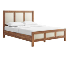 Load image into Gallery viewer, Capri Wood Grain Queen Platform Bed in Walnut