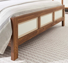Load image into Gallery viewer, Capri Wood Grain Queen Platform Bed in Walnut