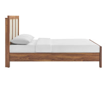 Load image into Gallery viewer, Capri Wood Grain Queen Platform Bed in Walnut