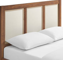 Load image into Gallery viewer, Capri Wood Grain Queen Platform Bed in Walnut