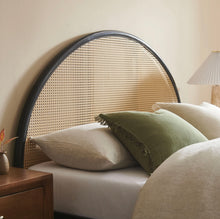 Load image into Gallery viewer, Odette Queen Arched Rattan Cane Platform Bed