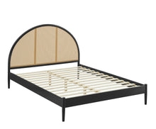 Load image into Gallery viewer, Odette Queen Arched Rattan Cane Platform Bed