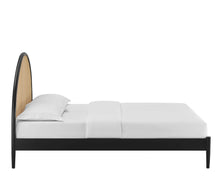 Load image into Gallery viewer, Odette Queen Arched Rattan Cane Platform Bed