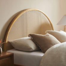 Load image into Gallery viewer, Odette Queen Arched Rattan Cane Platform Bed