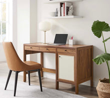 Load image into Gallery viewer, Capri 49" Wood Grain Office Desk in Walnut