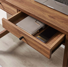 Load image into Gallery viewer, Capri 49" Wood Grain Office Desk in Walnut