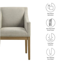 Load image into Gallery viewer, Alton Fabric Upholstered Dining Armchair
