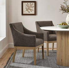 Load image into Gallery viewer, Alton Fabric Upholstered Dining Armchair