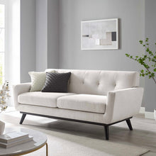 Load image into Gallery viewer, Engage Herringbone Fabric Loveseat