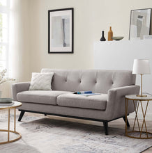 Load image into Gallery viewer, Engage Herringbone Fabric Loveseat