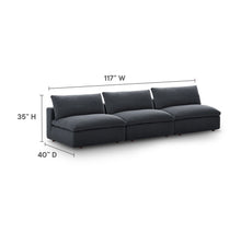 Load image into Gallery viewer, Commix Down Filled Overstuffed Armless Sectional Sofa