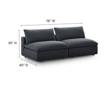 Load image into Gallery viewer, Commix Down Filled Overstuffed Armless Sectional Sofa