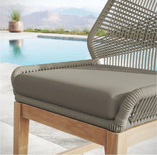 Load image into Gallery viewer, Wellspring Outdoor Patio Teak and Rope Counter Stool