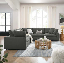 Load image into Gallery viewer, Commix 5 Piece Down Filled Overstuffed Sectional Sofa
