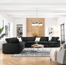 Load image into Gallery viewer, Commix 6 Piece Down Filled Overstuffed Sectional Sofa