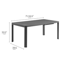 Load image into Gallery viewer, Tahoe 9-Piece Outdoor Patio Aluminum Dining Set With Extendable Table