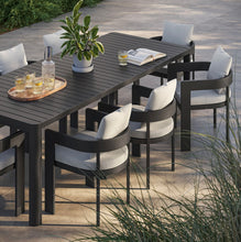 Load image into Gallery viewer, Tahoe 9-Piece Outdoor Patio Aluminum Dining Set With Extendable Table