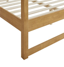 Load image into Gallery viewer, Alva Queen Wood Canopy Platform Bed