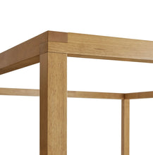 Load image into Gallery viewer, Alva Queen Wood Canopy Platform Bed